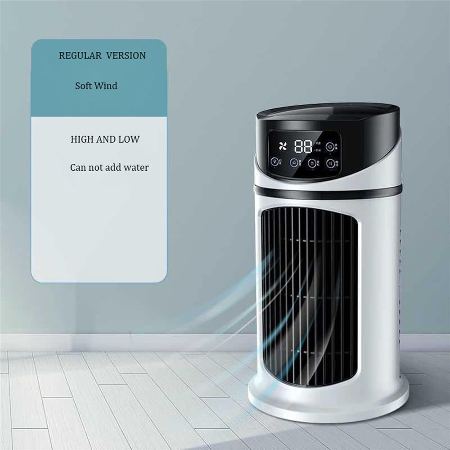 DieffematicKTY Climatiseur Mobile Portable Mini Air Conditioner Fan Suitable For Office Home Bedroom Cooling Small Silent Humidifier