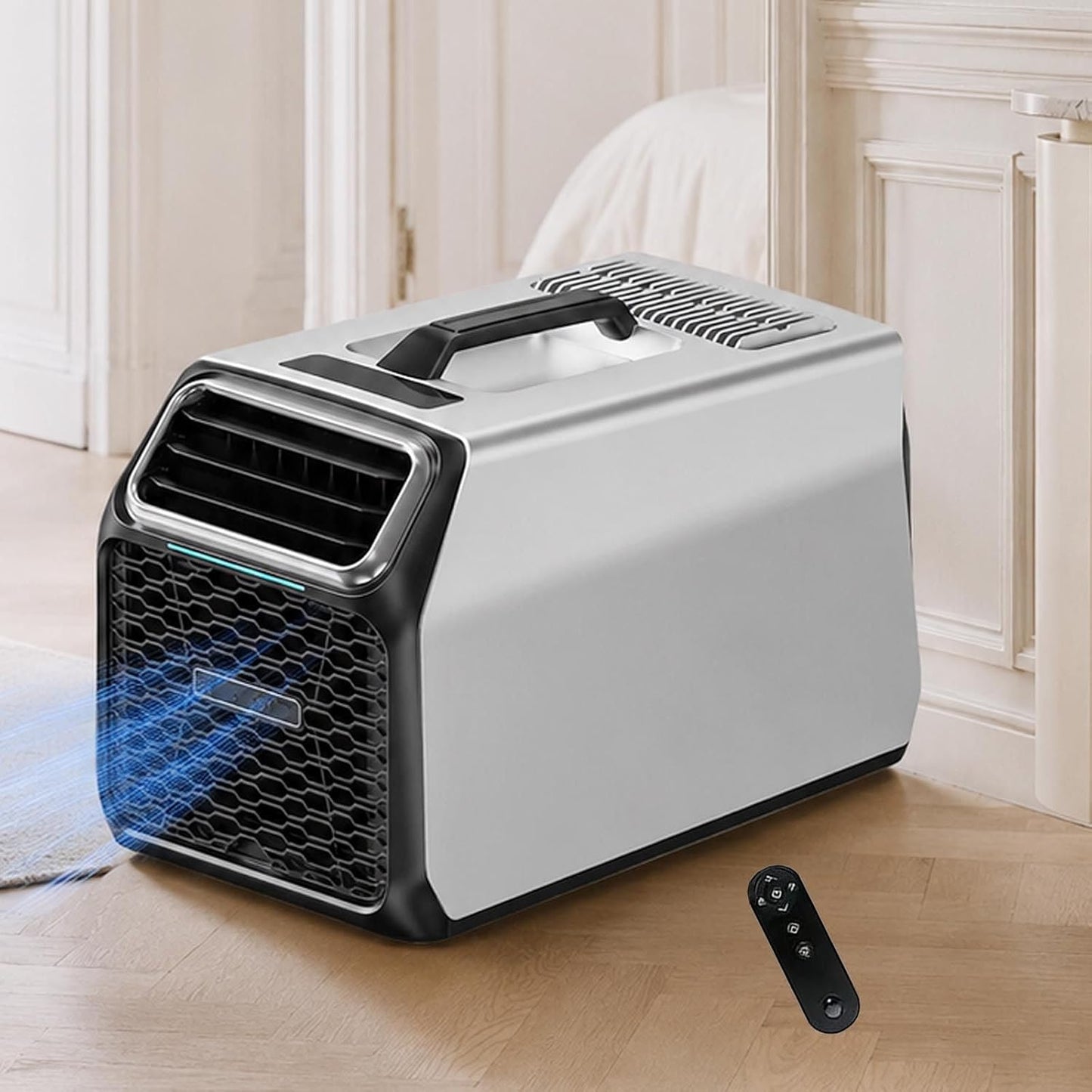 220v Climatiseur Portable 5000 BTU Pour Cabine De Camion Grey-220V | Solution Compacte Pour Cabine De Camion, Van, Tente Ou Petit Bureau Quand Une Clim Fixe N’est Pas Possible.