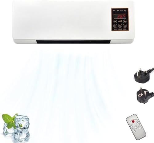  Climatisation Portable Mini-Mur Avec Fonction De Refroidissement Et De Chauffage Silencieux, Rapide, Aucune Installation Requise