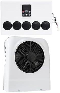  Mini Climatiseur Divisé - 12/24 V, Refroidissement 1800 W-2200 W, économie D'énergie Pour Camions, Camping-cars Et Camping-cars