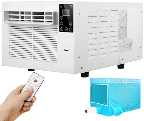  Climatiseur Portable, Déshumidificateur De Refroidissement Rapide Pour Chambre à Coucher Et Cuisine, Moustiquaire Inclus, Idéal Pour Les Maisons De Location Et Les Dortoirs