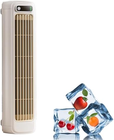 GENERIC Ventilateur De Tour Portable, Conception Sans Lame, Réglages à 3 Vitesses, Ultra-Calme, Léger Et Portable, Pour La Cuisine De Chambre à Domicile, Blanc