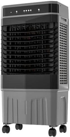GENERIC Refroidisseur D'air évaporatif Portable, Ventilateur Oscillant à 120 ° Avec Télécommande Et 3 Vitesses, Unité à Courant Alternatif Inutile Pour Le Bureau De Chambre à Coucher, Refroidissement Silencie