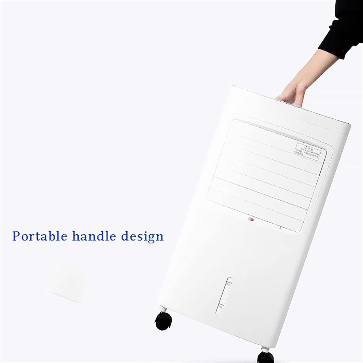 GENERIC Refroidisseur D'évaporation Portable Avec Télécommande - Unité De Refroidissement Mobile Efficace En énergie Pour Une Utilisation Intérieure Et Extérieure, Vitesse De Ventilateur Réglable Et Fonctionn