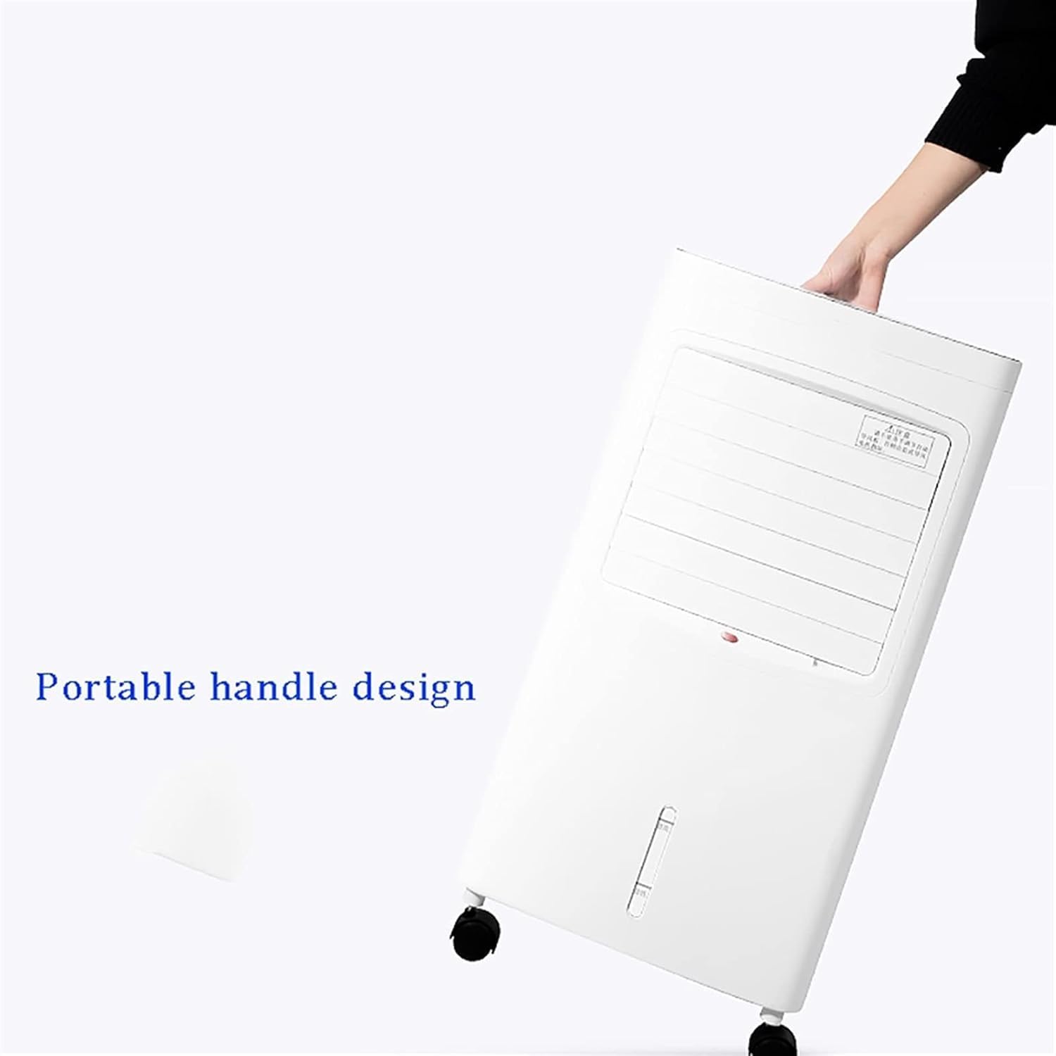 GENERIC Refroidisseur D'évaporation Portable Avec Télécommande - Unité De Refroidissement Mobile Efficace En énergie Pour Une Utilisation Intérieure Et Extérieure, Vitesse De Ventilateur Réglable Et Fonctionn