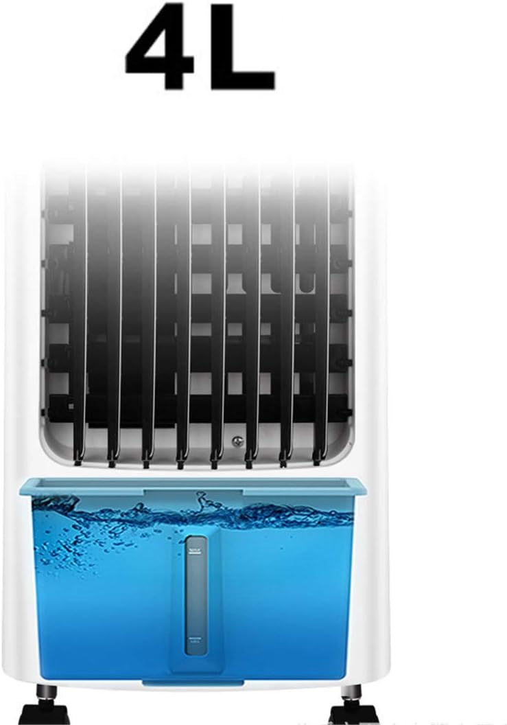  Climatiseur Mobile Refroidisseur évaporatif Silencieux Réglable Humidificateur Air Ventilateur Avec Télécommande 8h Timer Rapide à Utiliser (Mechanical)