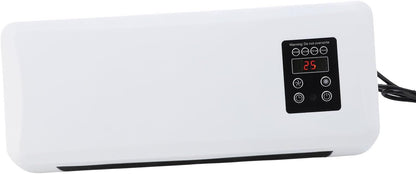  Mini Climatiseur Mural 2 En 1, Unité De Refroidissement Et De Chauffage Portable Avec Télécommande, Pour Chambre à Coucher, Bureau, Camping (Prise UE 220V)