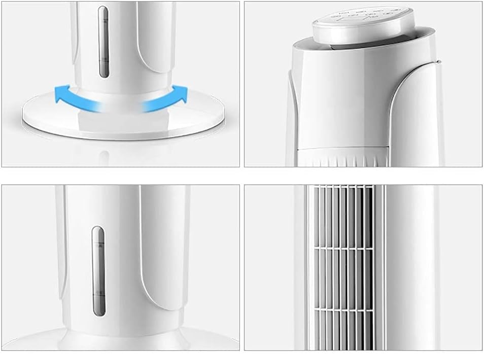  Climatiseur Portable 3 En 1 Pour La Maison Et Le Bureau, Avec Ventilateur Tour Oscillant, Télécommande, Humidificateur Et Purificateur D'Air. Idéal Pour Une Utilisation Domestique Ou Professionnelle.