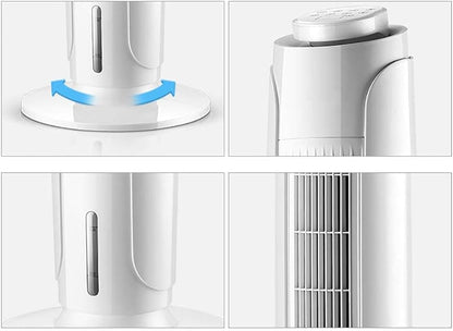  Climatiseur Portable 3 En 1 Pour La Maison Et Le Bureau, Avec Ventilateur Tour Oscillant, Télécommande, Humidificateur Et Purificateur D'Air. Idéal Pour Une Utilisation Domestique Ou Professionnelle.