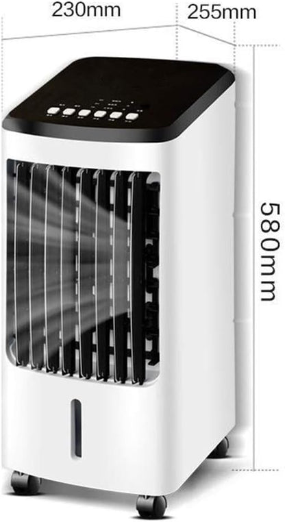  Climatiseur Mobile Refroidisseur évaporatif Silencieux Réglable Humidificateur Air Ventilateur Avec Télécommande 8h Timer Rapide à Utiliser (Mechanical)