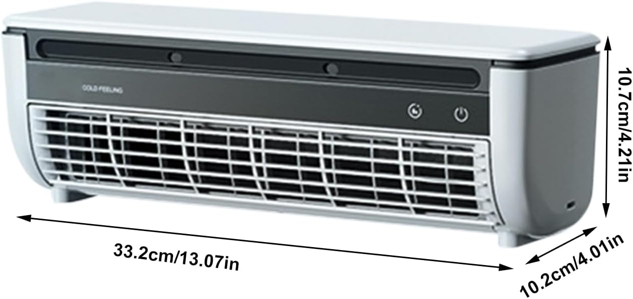  Ventilateur Rafraîchissant D'Air Conditionné,Ventilateur D'Air Frais Pour Chambre | Rafraîchisseur D'Espace à Recharge Sans Fil Trois Vitesses Pour Maison Bureau Camping Voyage