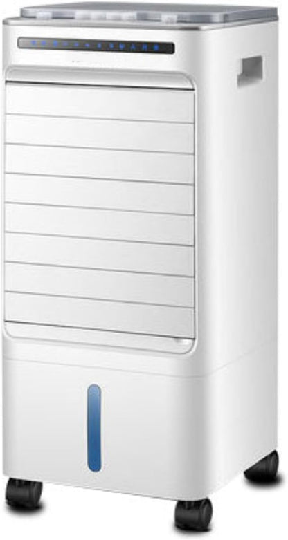 GENERIC Climatiseur Portable à évaporation Avec 3 Vitesses Et 3 Modes, Oscillation à 60°, Réservoir De 5 L, Ventilateur De Refroidissement Avec Télécommande, Sans Tuyau, Idéal Pour La Chambre Ou Le