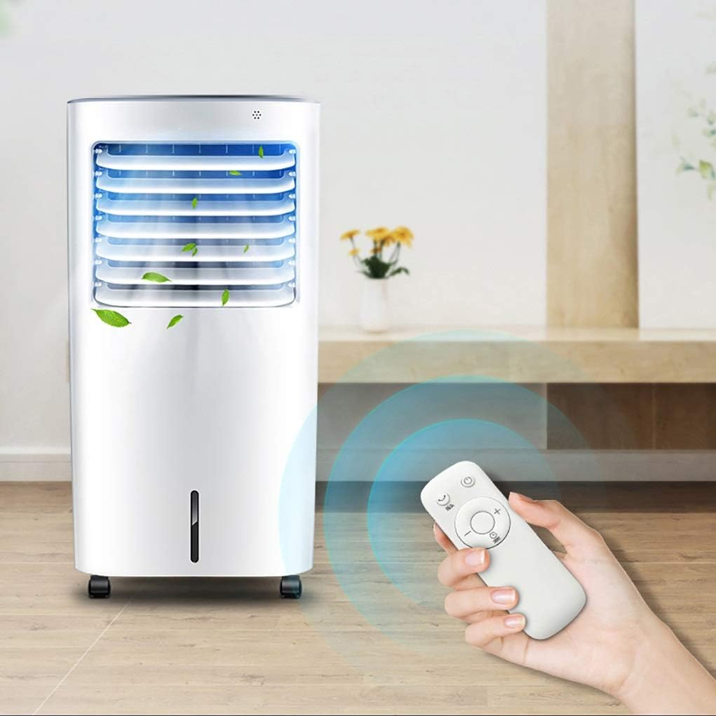  Ventilateur Climatiseur Portable, Ventilateur De Refroidissement Portable, Modèle Froid Simple Avec Télécommande, Ventilateur Électrique Compact Vertical Pour La Maison Ou Les Dortoirs, Ventilateur D