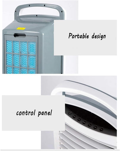  Ventilateur Climatiseur Portable Avec Télécommande Pour La Maison Ou Le Dortoir, Petit Modèle Écoénergétique, Dimensions : 755 Mm X 454 Mm X 372 Mm.
