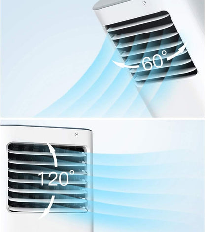  Ventilateur Climatiseur Portable, Ventilateur De Refroidissement Portable, Modèle Froid Simple Avec Télécommande, Ventilateur Électrique Compact Vertical Pour La Maison Ou Les Dortoirs, Ventilateur D