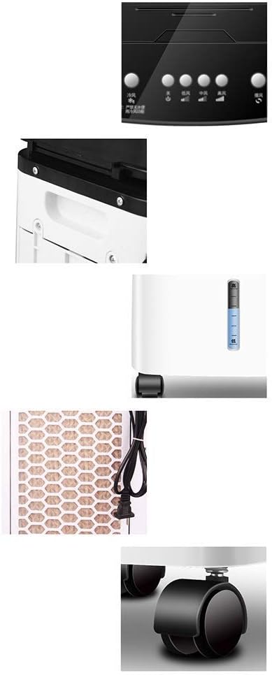  Climatiseur Portable, Circulateur D'air Compact, Ventilateur Mobile, Rafraîchisseur D'air D'appoint, Rafraîchisseur D'air évaporatif Ultra-Silencieux, Climatiseur à 3 VIT