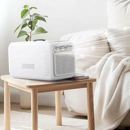 GENERIC Climatiseur Portable Avec Télécommande, Fonctionnement Sans Drainage, écran Tactile, Aucune Installation Nécessaire Pour Le Bureau Et Le Camping