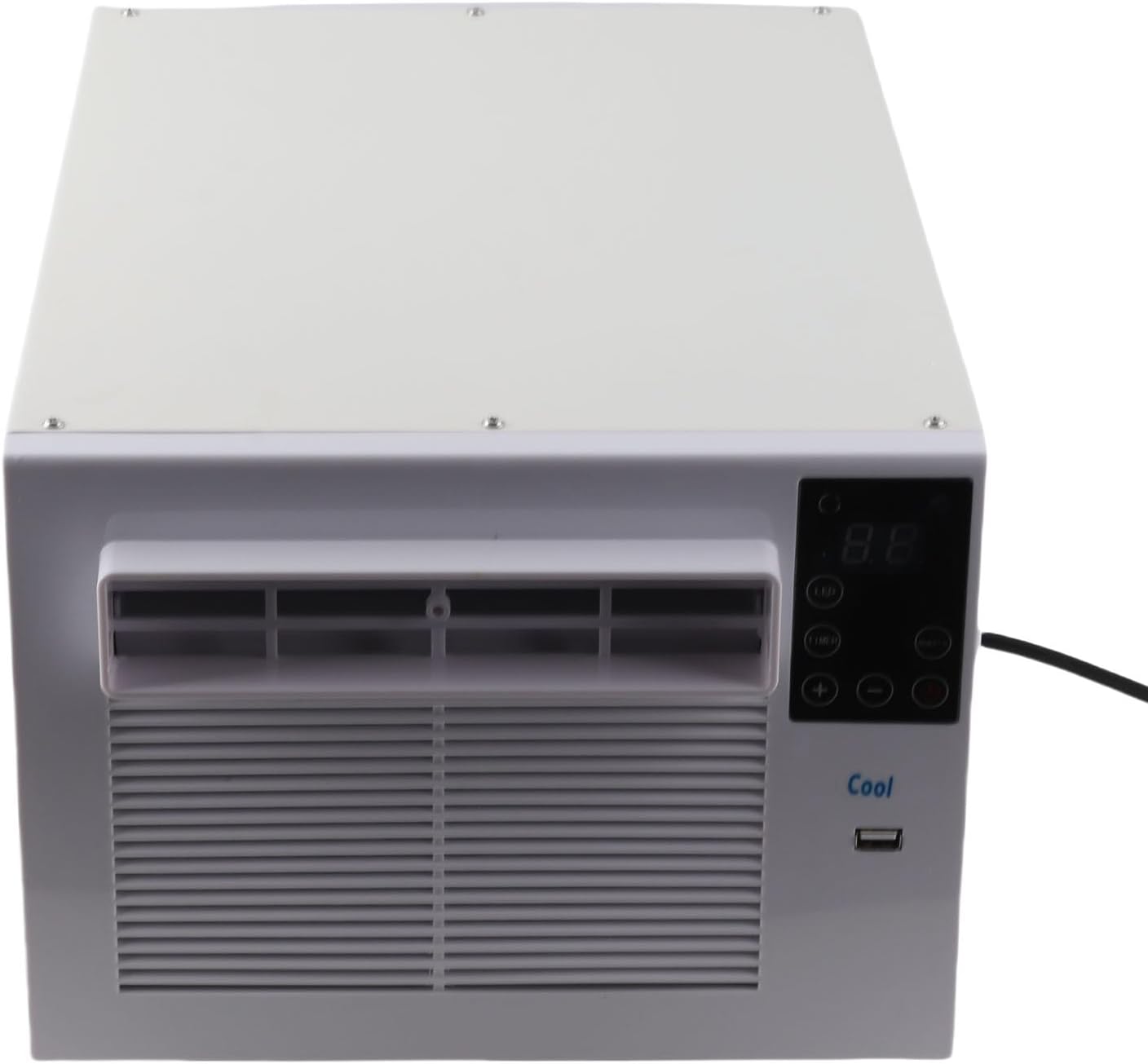  Climatiseur Portable, Unité De Refroidissement Et De Chauffage Compacte De 280 W Avec Télécommande à écran Tactile, Mode Veille à Faible Bruit, Pour Petite Pièce, Dortoir, (Prise UE 220V)