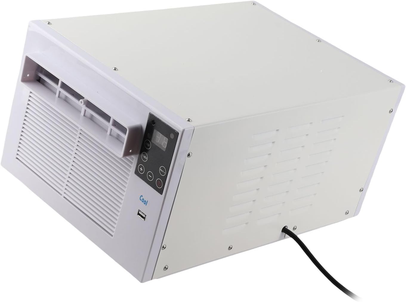  Climatiseur Portable, Unité De Refroidissement Et De Chauffage Compacte De 280 W Avec Télécommande à écran Tactile, Mode Veille à Faible Bruit, Pour Petite Pièce, Dortoir, (Prise UE 220V)