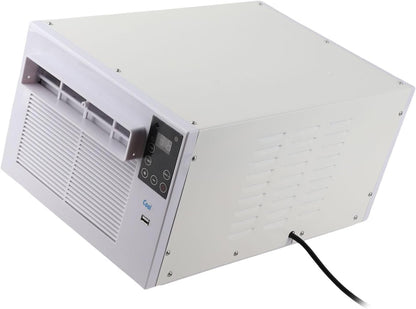  Climatiseur Portable, Unité De Refroidissement Et De Chauffage Compacte De 280 W Avec Télécommande à écran Tactile, Mode Veille à Faible Bruit, Pour Petite Pièce, Dortoir, (Prise UE 220V)