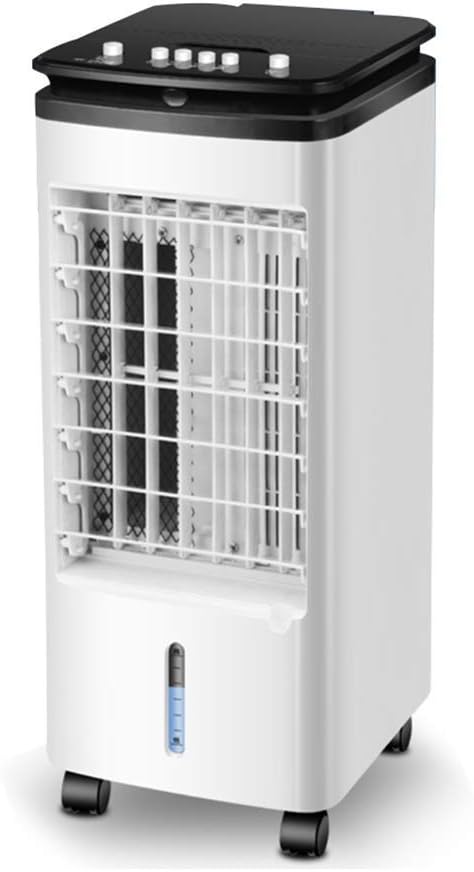  Climatiseur Portable, Circulateur D'air Compact, Ventilateur Mobile, Rafraîchisseur D'air D'appoint, Rafraîchisseur D'air évaporatif Ultra-Silencieux, Climatiseur à 3 VIT