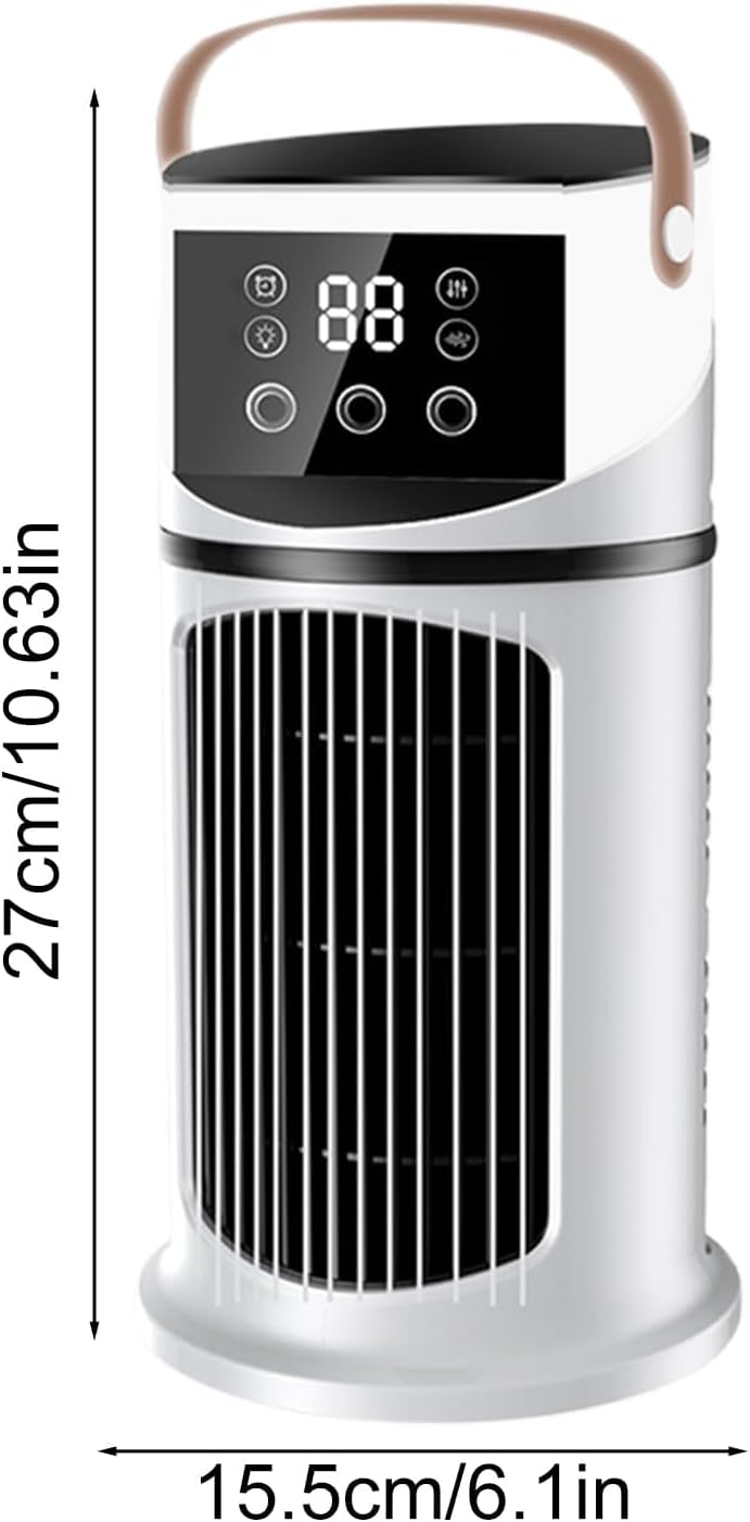  Climatiseur Mobile, Climatiseur Mobile Pour Intérieur, Réglable Avec Éclairage LED Pour Chambre Bureau Dortoir Sommeil Et Travail