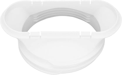  Interface De Tuyau De Conduit D'échappement De Climatiseur Adaptateur, 150mm/5.9in 130mm/5in Connecteur De Buse Plate Interface De Connecteur De Tuyau De Fenêtre D'échappement Coupleur De Climatiseur