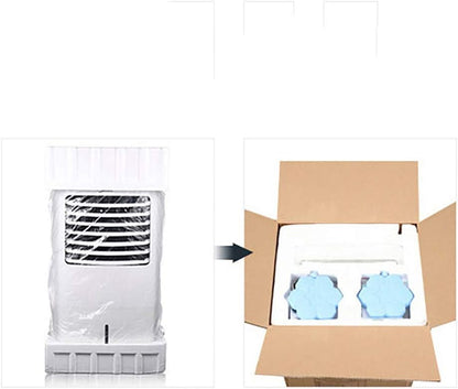  Ventilateur Climatiseur Portable, Ventilateur De Refroidissement Portable, Modèle Froid Simple Avec Télécommande, Ventilateur Électrique Compact Vertical Pour La Maison Ou Les Dortoirs, Ventilateur D