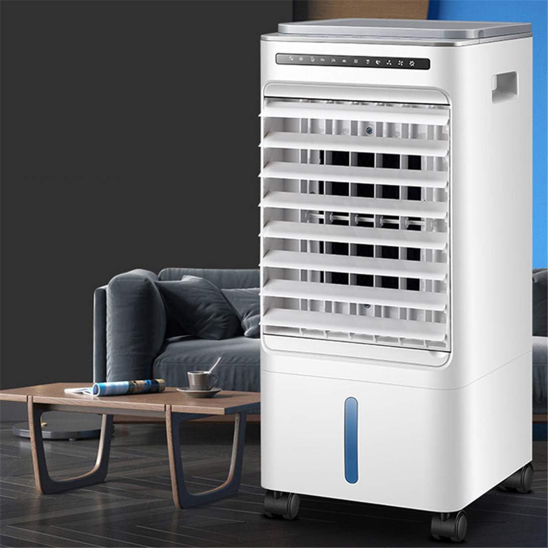  Climatiseur évaporatif Portable 3 En 1 Climatisation Refroidisseur Humidificateur Réglable Air Purifiant Silencieux Pour Maison Bureau (Mechanical)