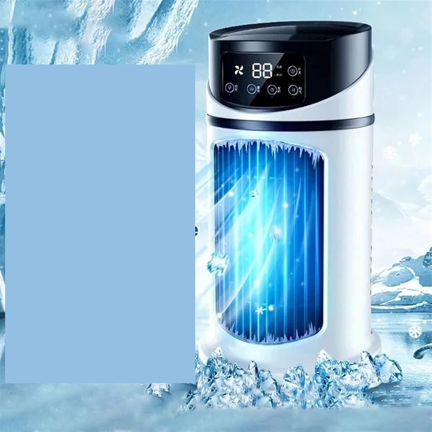  DieffematicKTY Climatiseur Mobile Portable Mini Air Conditioner Fan Suitable For Office Home Bedroom Cooling Small Silent Humidifier