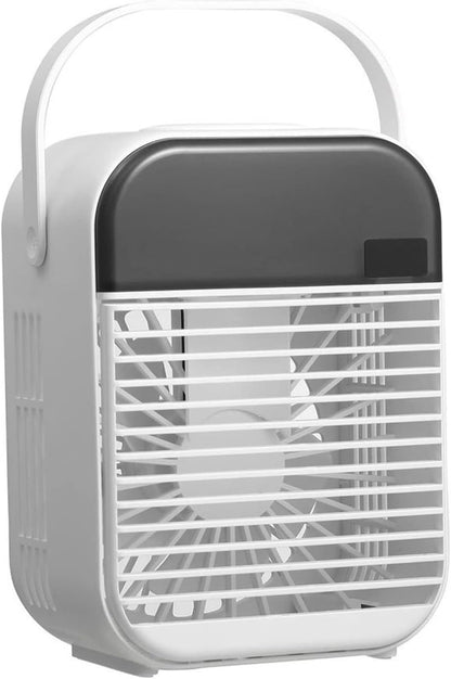  DieffematicKTY Climatiseur Mobile Cooling Fan Air Conditioner Humidifier Handheld Smart Digital Night Light Cold Fog Diffuser Fan Suitable For Office Home