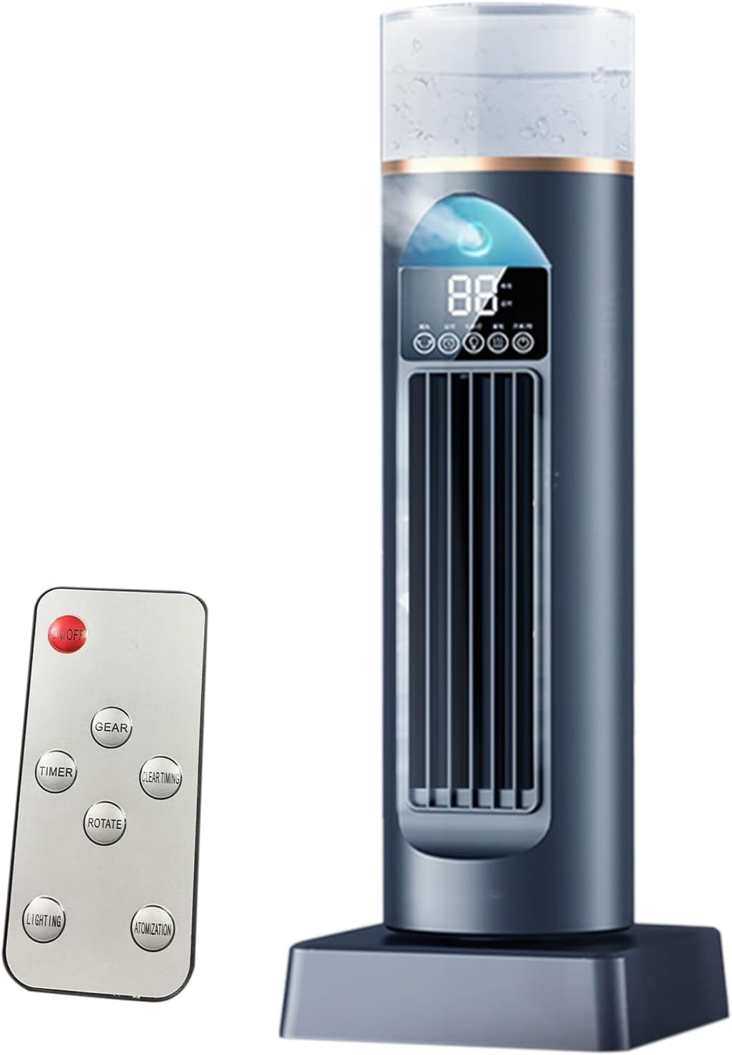  Ventilateur Rafraîchisseur D'Air - Ventilateur Climatiseur Personnel - Vitesses Réglables Portable Pour Maison Chambre Séjour Garage Camping