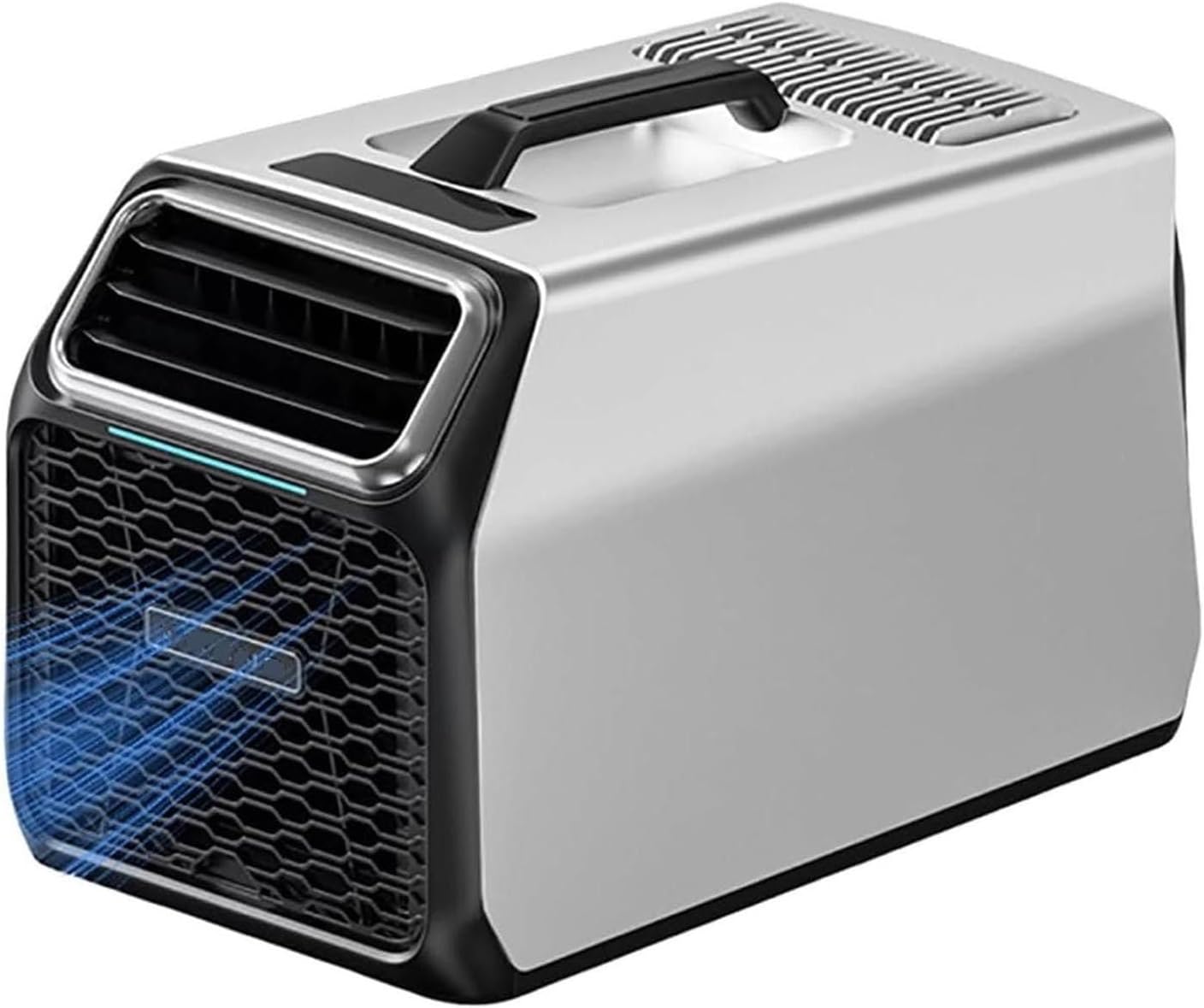  Climatiseur Portable Silencieux Pour Maison Tente Et Camping-Car Grey-220V | Fonction Refroidissement Et Déshumidification Pour Limiter Chaleur, Humidité Et Inconfort Pendant L’été.
