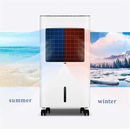 GENERIC Refroidisseur D'évaporation Portable Avec Télécommande - Unité De Refroidissement Mobile Efficace En énergie Pour Une Utilisation Intérieure Et Extérieure, Vitesse De Ventilateur Réglable Et Fonctionn