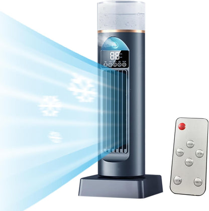  Ventilateur Rafraîchisseur D'Air - Ventilateur Climatiseur Personnel - Vitesses Réglables Portable Pour Maison Chambre Séjour Garage Camping