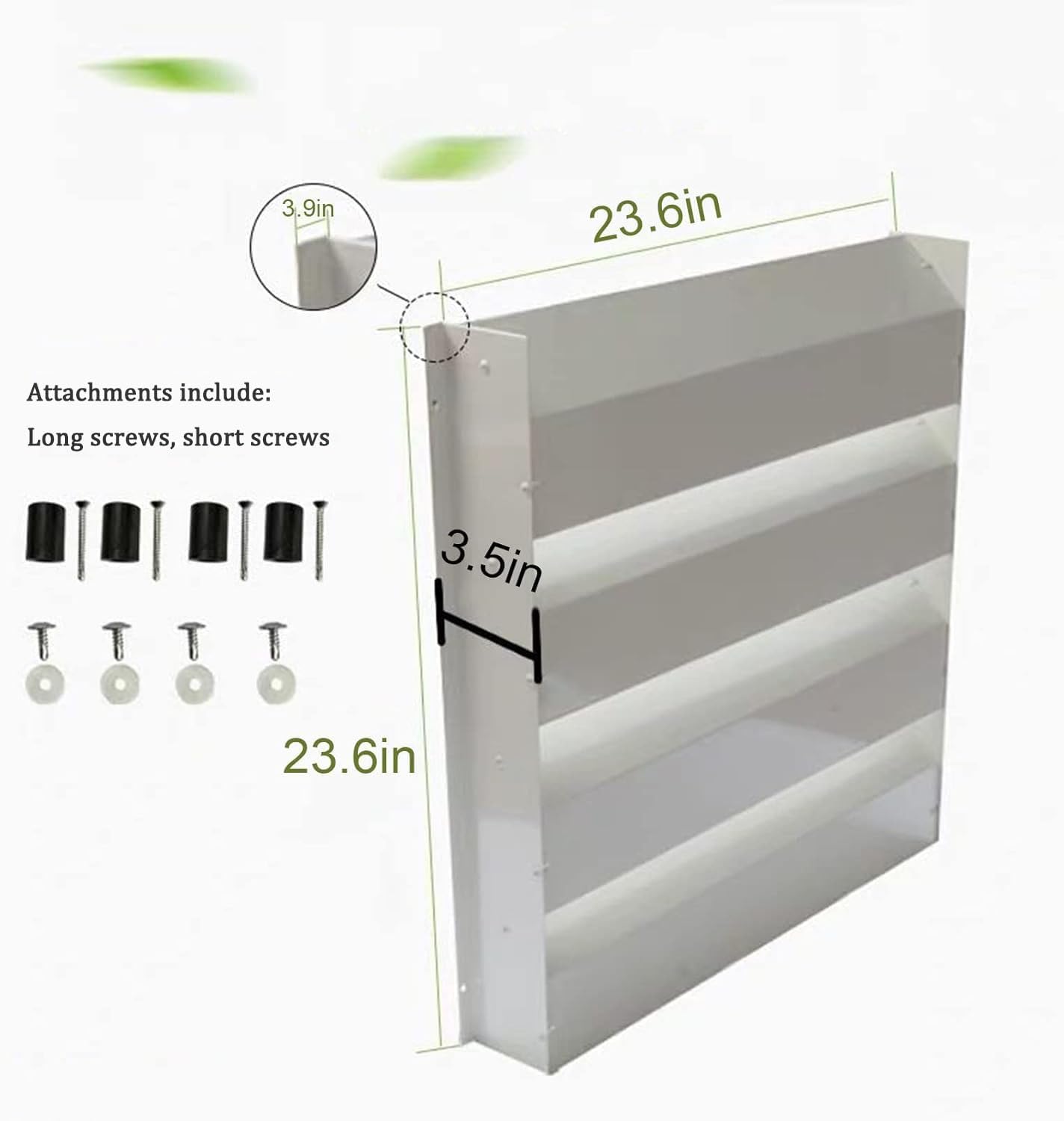 GENERIC Housse De Guidage D'air Pour Unité De Climatisation Extérieure – Déflecteur De Soufflage Anti-direct Et Déflecteur De Vent Pour Protection De Climatiseur, Stores à Condensateur Et écran De Clôture