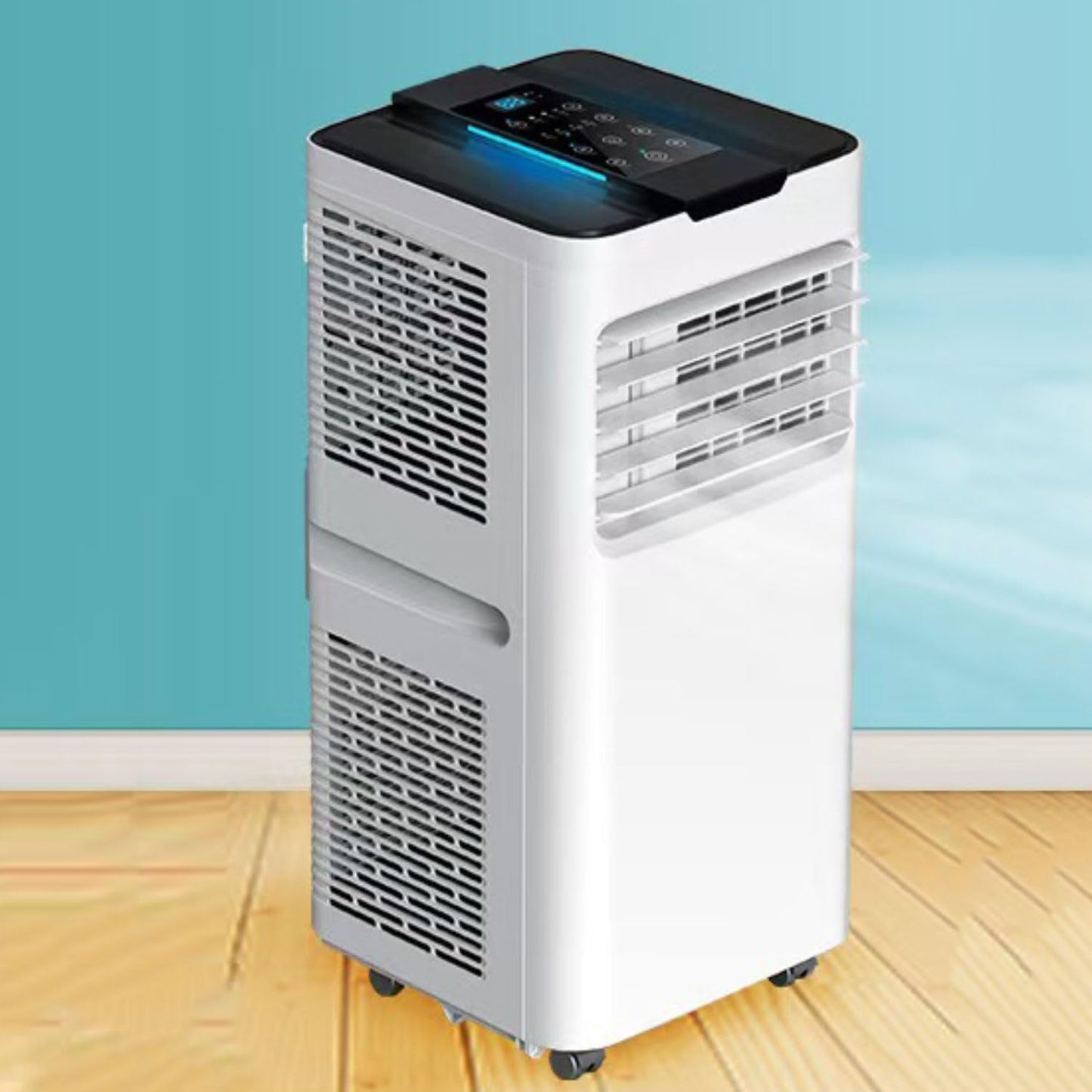  Climatiseur Portable Refroidit Jusqu'à 350 Sq.Ft.Smart Unité De Climatisation Portable Avec Télécommande Unité De Climatisation Silencieuse Avec Ventilateur Frais Et Sec Modes De Sommeil Kits De Fenêt