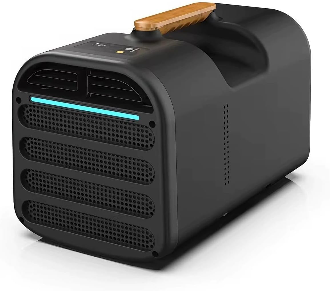  Unité Compacte De Climatisation Portable, 4500 BTU Refroidissement Silencieux Pour Les Petites Pièces, Contrôle Tactile, Pas D'installation, Idéal Pour Les Dortoirs Appartements Et Camping