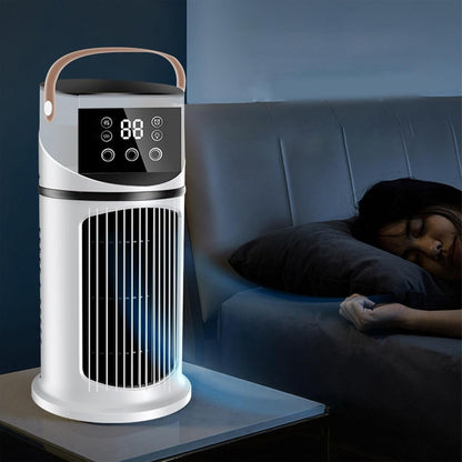  Ventilateur Climatiseur Portable, Ventilation Pour Climatiseur, 9 Vitesses Réglables Refroidisseur D'air Silencieux Sans Pales Ventilateurs, Refroidissement Rapide Ventilateurs De Climatisation