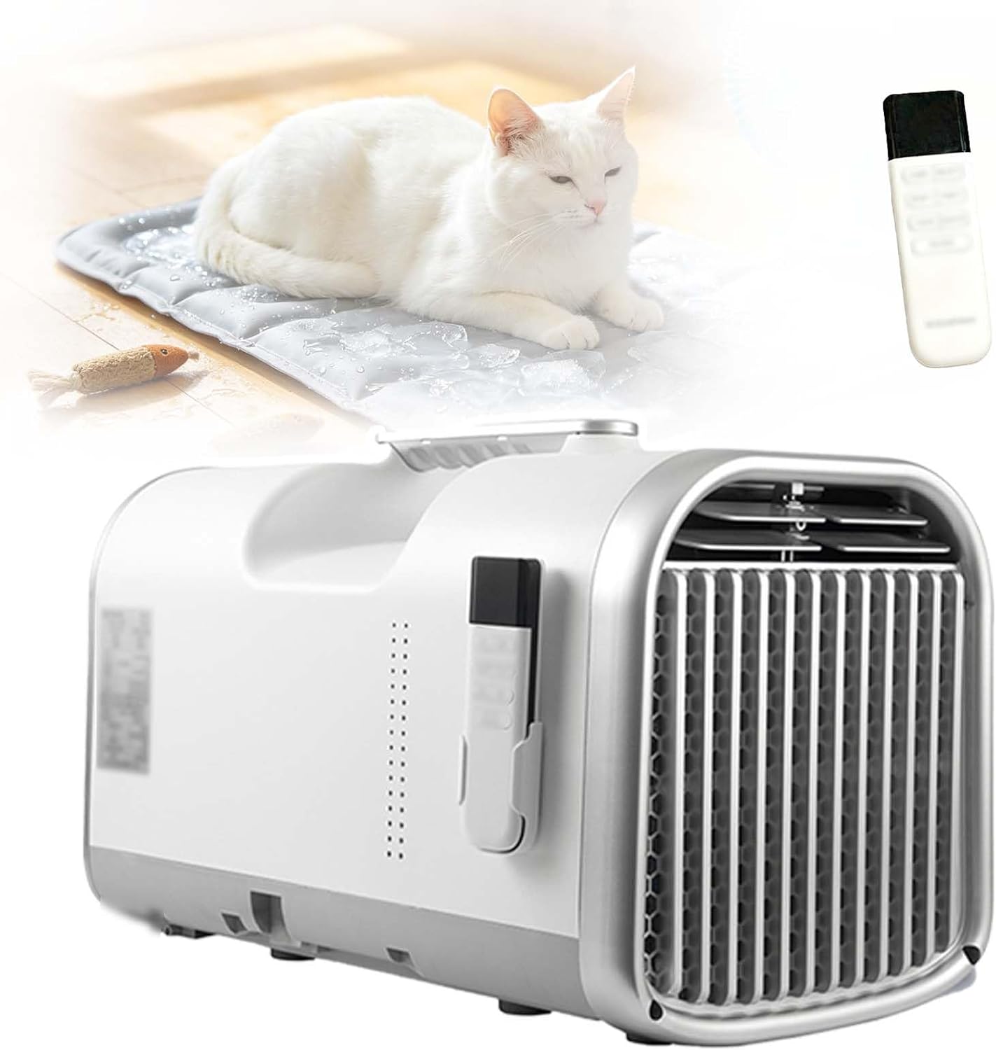  Compact AC 4400-5100 BTU, 4 En 1 Ventilateur De Déshumidificateur De Refroidissement Avec Télécommande.Murcher L'opération Tranquille.Idéal Pour Les Tentes RVs Voitures Et Animaux Domestiques.Relief I