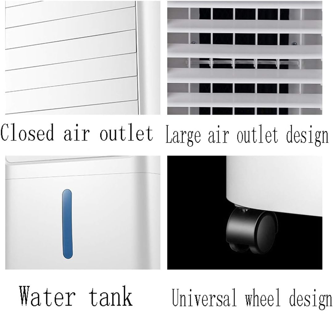  Climatiseur évaporatif Portable 3 En 1 Climatisation Refroidisseur Humidificateur Réglable Air Purifiant Silencieux Pour Maison Bureau (Mechanical)