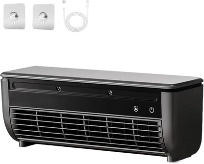 GENERIC Climatiseur Mural Portable à Charge Sans Fil Sans Perçage Pour Cuisine, Chambre à Coucher, Bureau, Refroidissement Instantané 10 Secondes Et 3 Vitesses (blanc)