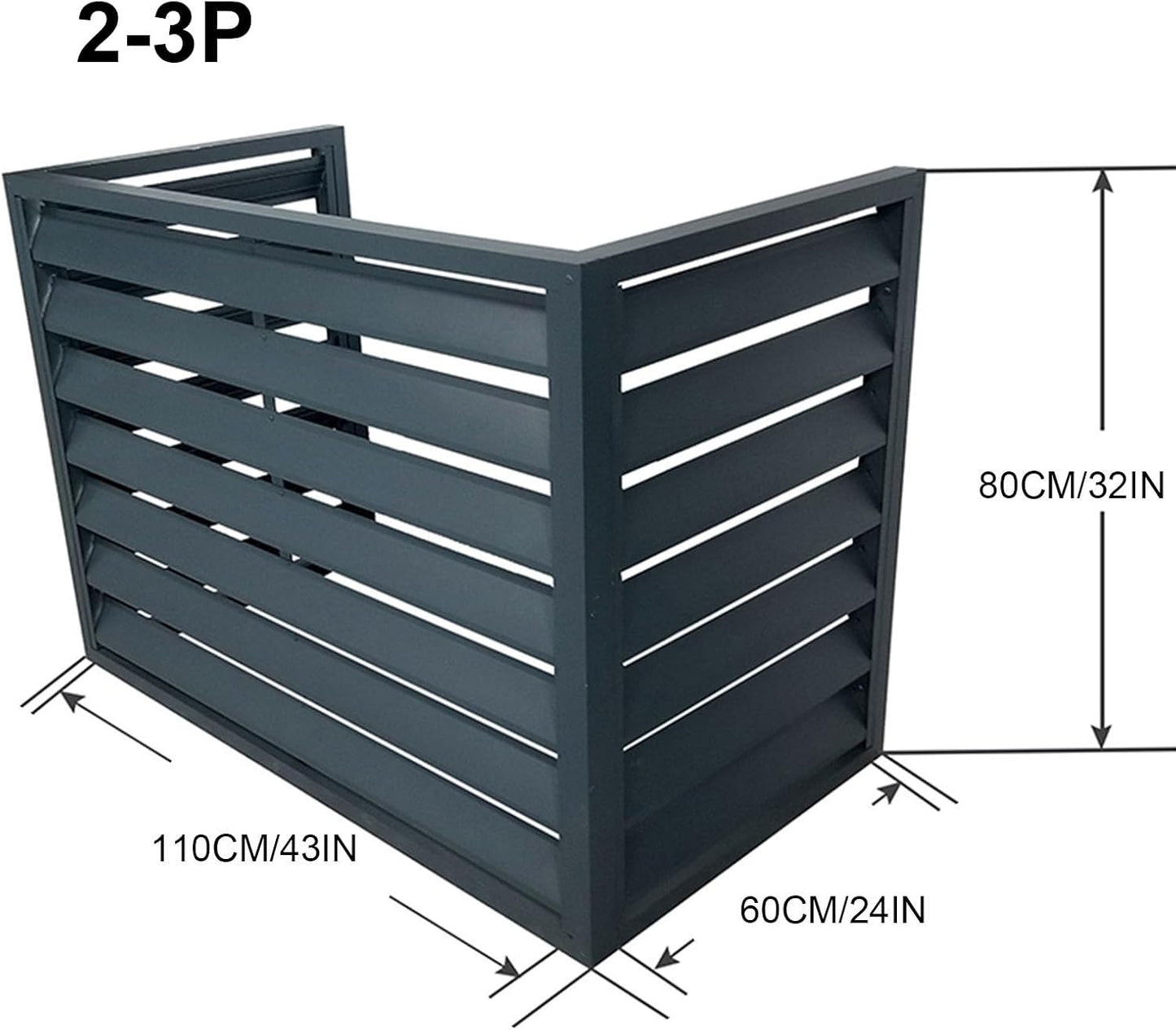  Housse Pour Unité Extérieure AC, Housse Imperméable Pour Climatiseur, Réduction Du Bruit Pour Mini Systèmes Divisés, Matériau Durable, Protection Contre Les Intempéries, Convient à La Plupart Des