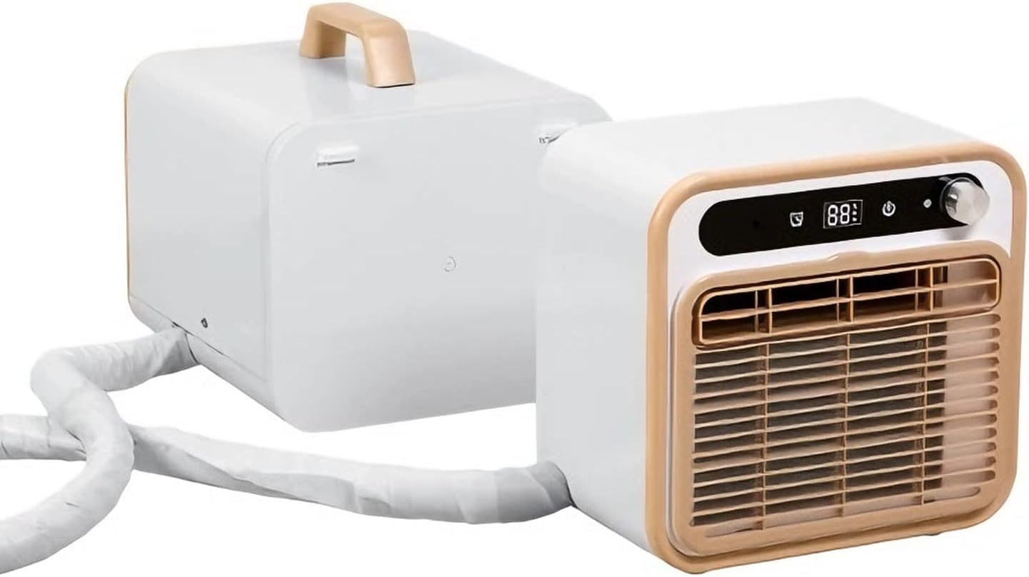  130m3/h Split AC, Refroidisseur De Camping Silencieux Avec Télécommande WiFi, 12H Minuterie, Conception Légère Sans Tuyau Pour Camion De Tente De Camping-Car Caravane à L'extérieur