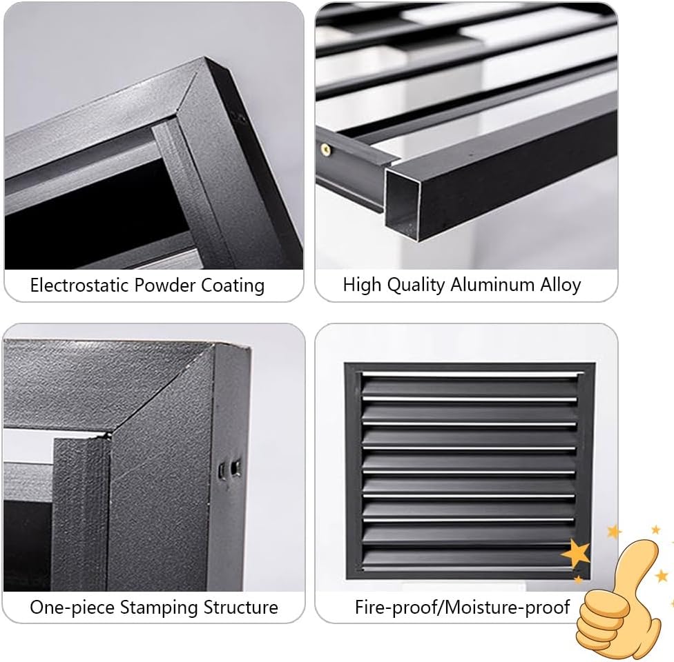 GENERIC Support De Couverture De Climatiseur Extérieur - Garde-corps En Aluminium Résistant Aux Intempéries, Bouclier Décoratif Pour Unités AC (couleur : Blanc, Dimensions : 110 X 60 X 80 Cm)