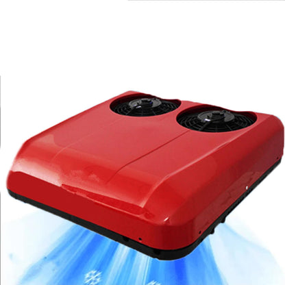 GENERIC Climatiseur à Double Ventilateur à Fréquence Variable, Capacité De Refroidissement De 1800 W/2600 W, Design à Faible Bruit Pour Un Sommeil Paisible, Installation Sur Le Toit De Camion/camping-car 12 V