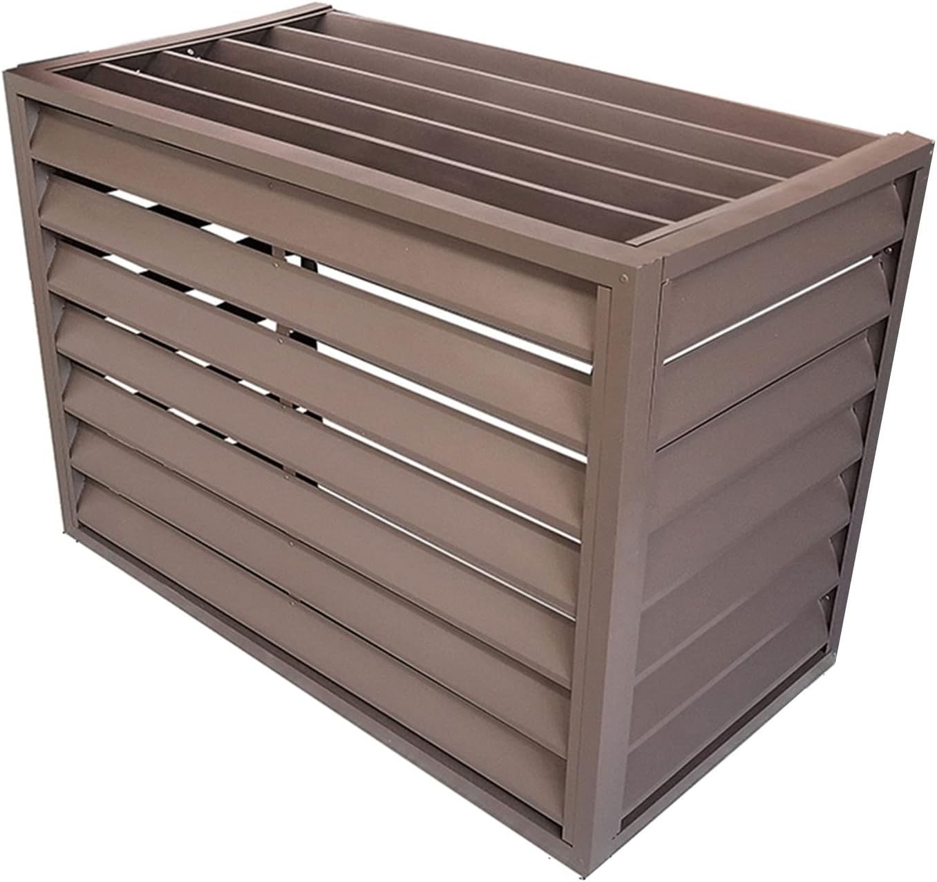 GENERIC Housse En Aluminium Pour Climatiseur - Résistante Aux Intempéries - Protection Contre Le Vent Et La Grêle - Convient Pour Les Unités D'intérieur/extérieur