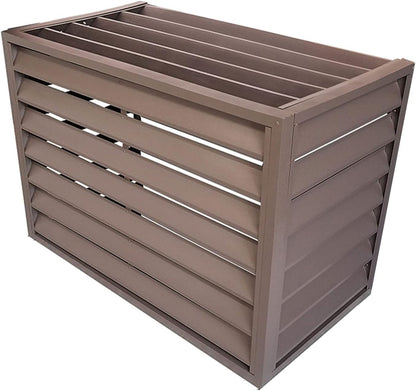 GENERIC Housse En Aluminium Pour Climatiseur - Résistante Aux Intempéries - Protection Contre Le Vent Et La Grêle - Convient Pour Les Unités D'intérieur/extérieur