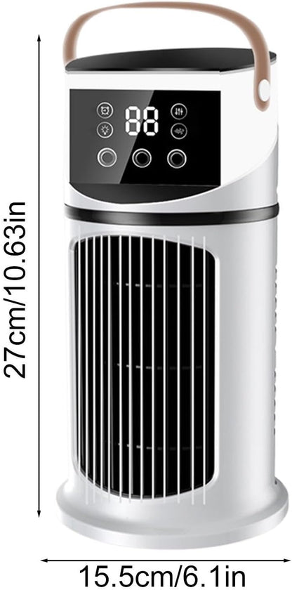  Ventilateur Climatiseur Portable, Ventilation Pour Climatiseur, 9 Vitesses Réglables Refroidisseur D'air Silencieux Sans Pales Ventilateurs, Refroidissement Rapide Ventilateurs De Climatisation