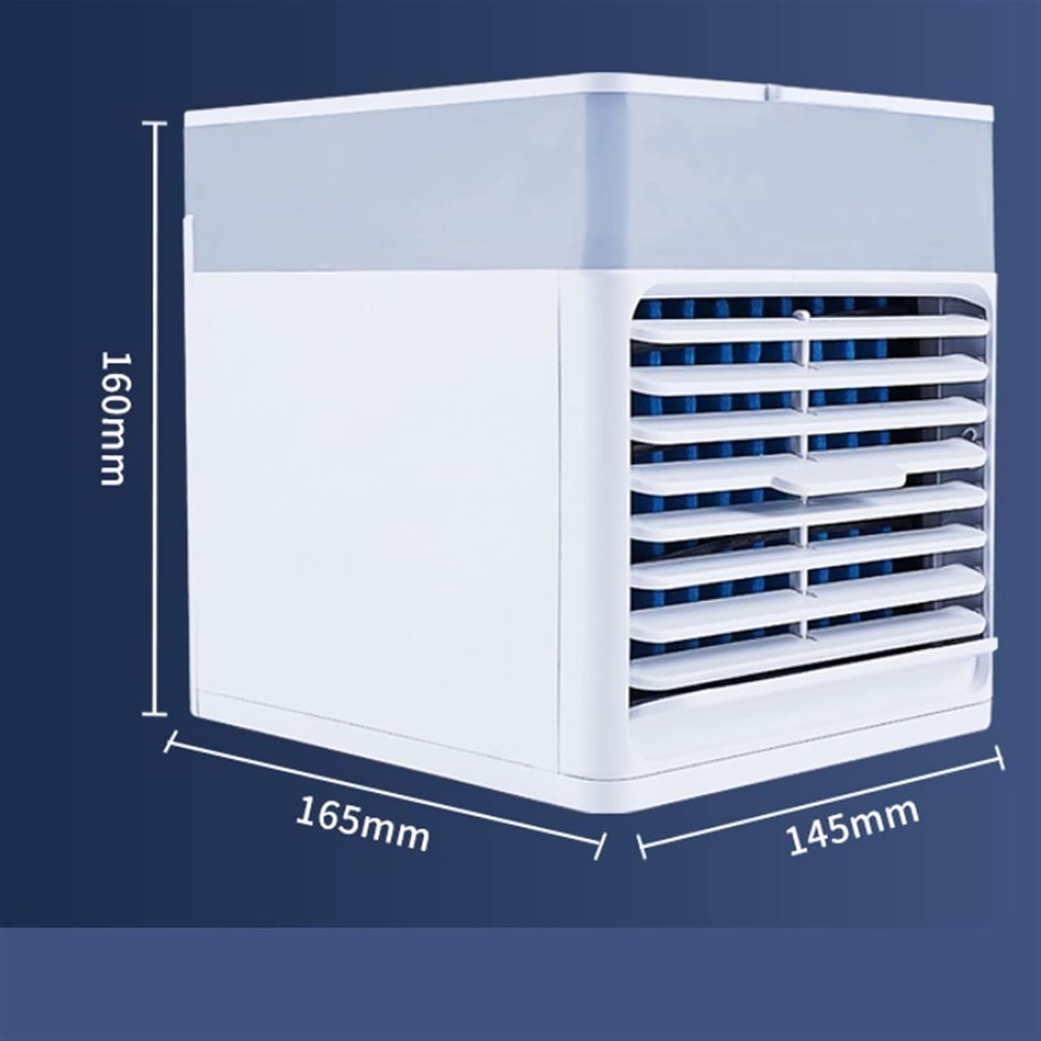  DieffematicKTY Climatiseur Mobile Air Cooler Portable Air Conditioner Humidifie Purifier Fan Mini Air Cooler Speeds For Personal Space/Office/Room